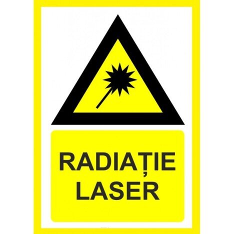 Placuta pentru radiatie laser